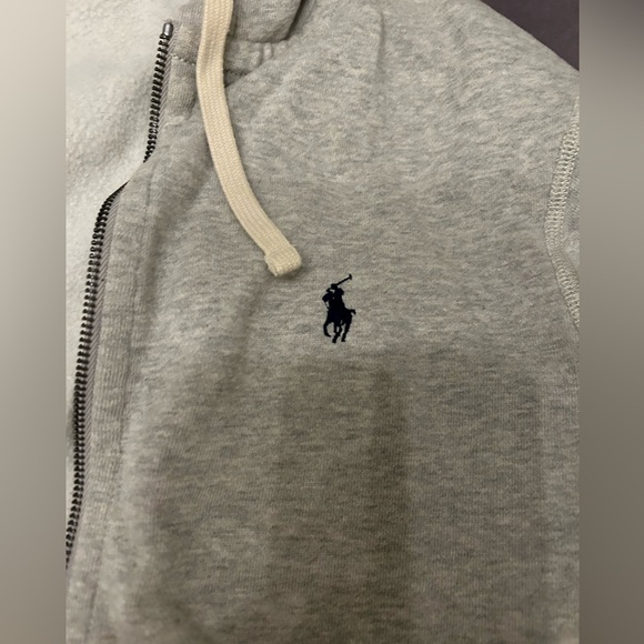 Grey Polo Ralph Lauren zip up sweater, men’s size small, hardly worn - Picture 4 of 5